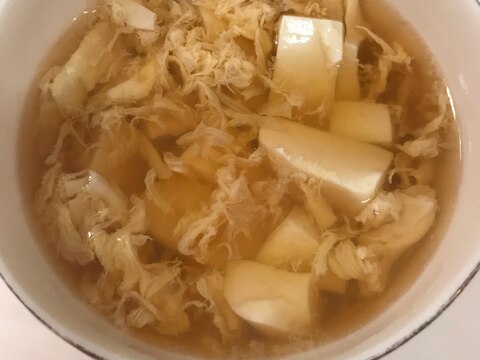 豆腐とふわふわたまごのスープ